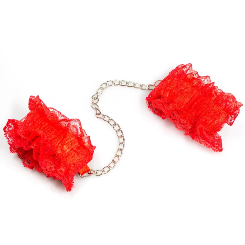 Lace Wrist Restraints (Red)