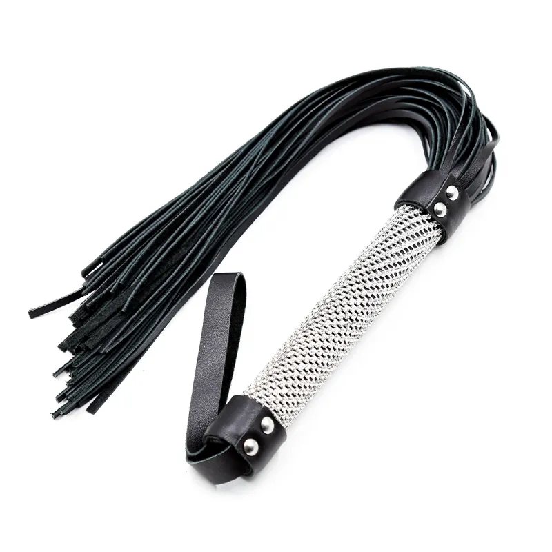 Bling Handle Flogger (Black)