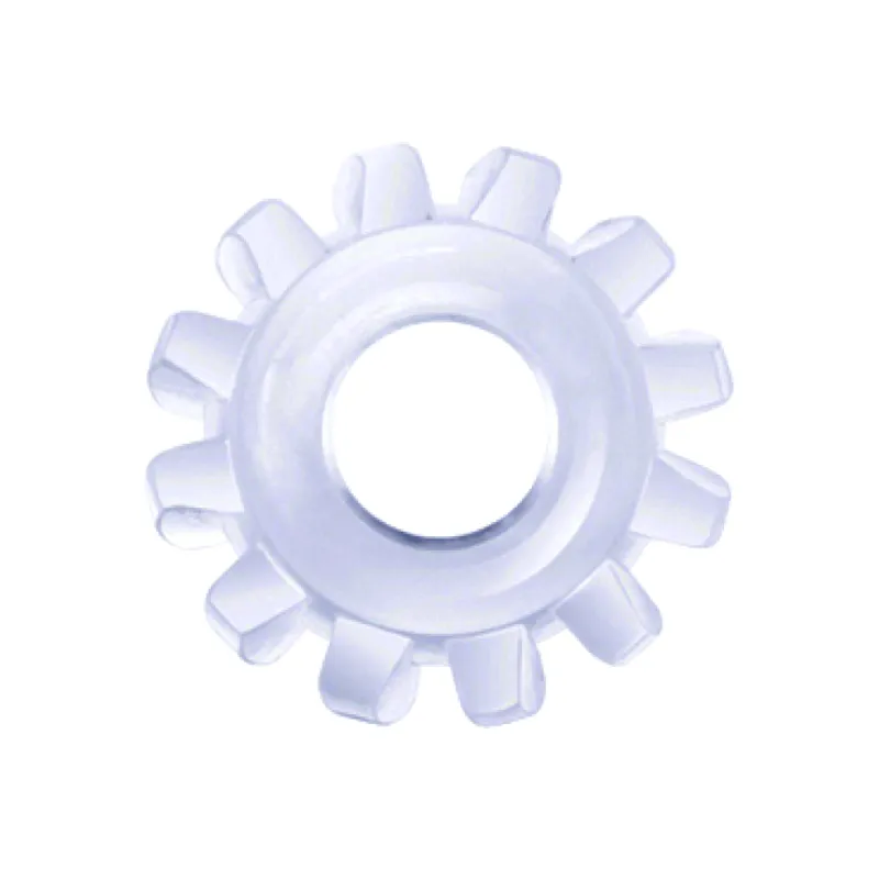 Twisted Angel Draco Clear Cock Ring (Clear)