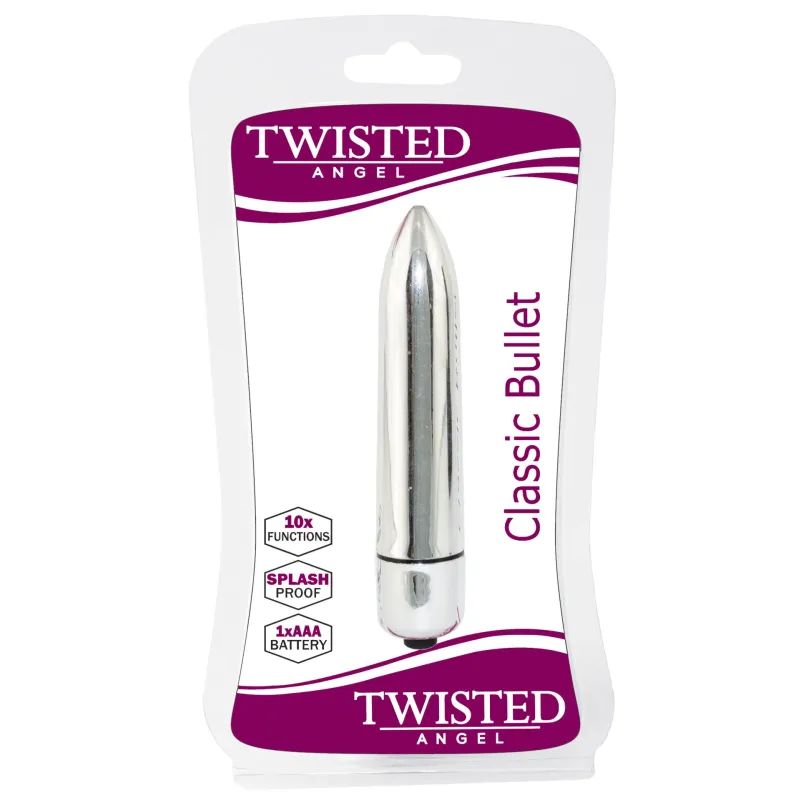 Twisted Angel Metallic Silver Classic Bullet (Silver)