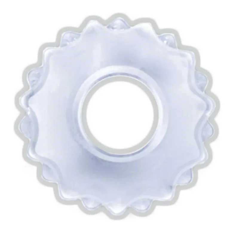 Twisted Angel Hydra Clear Cock Ring (Clear)