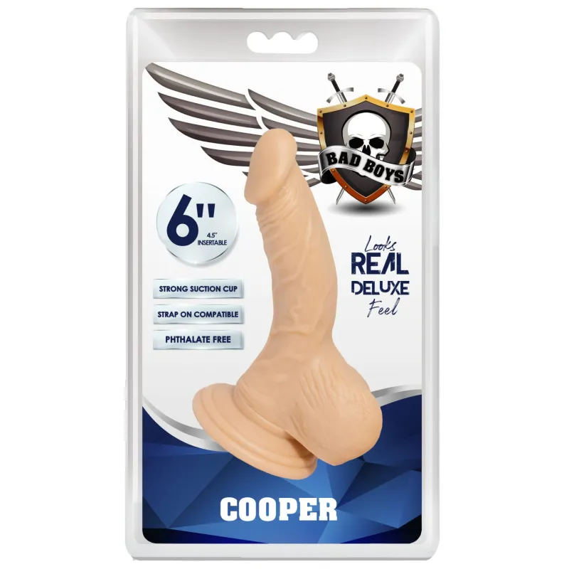 Bad Boys 6" Dong Cooper Flesh (Flesh)