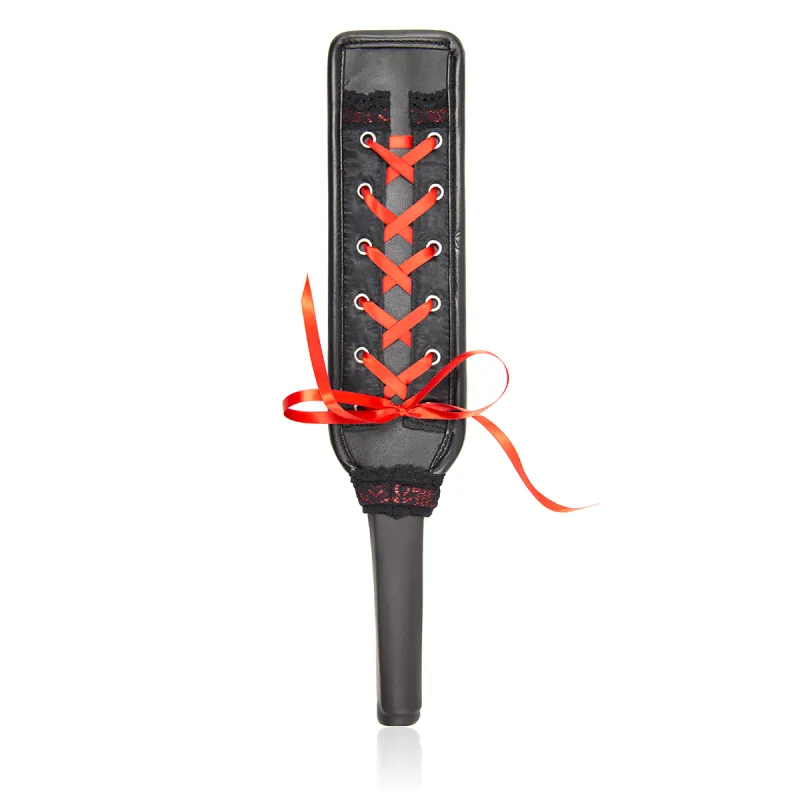 Black Diamond Bondage Co Ribbon Paddle (Black/Red)