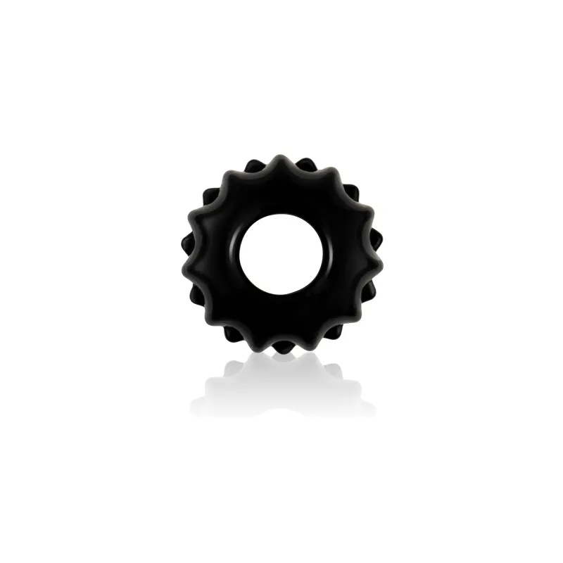 Twisted Angel Hydra Black Cock Ring (Black)
