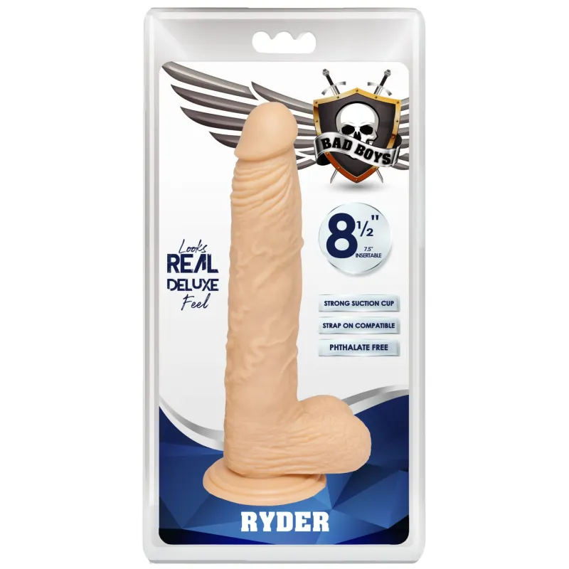 Bad Boys 8.5" Dong Ryder Flesh (Flesh)