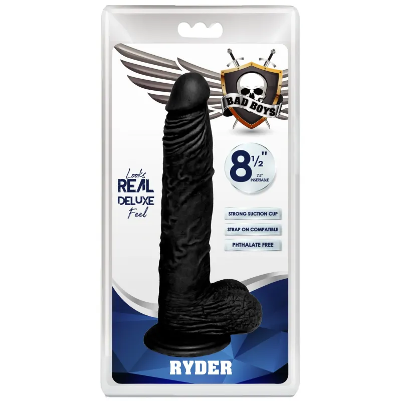 Bad Boys 8.5" Dong Ryder Black (Black)