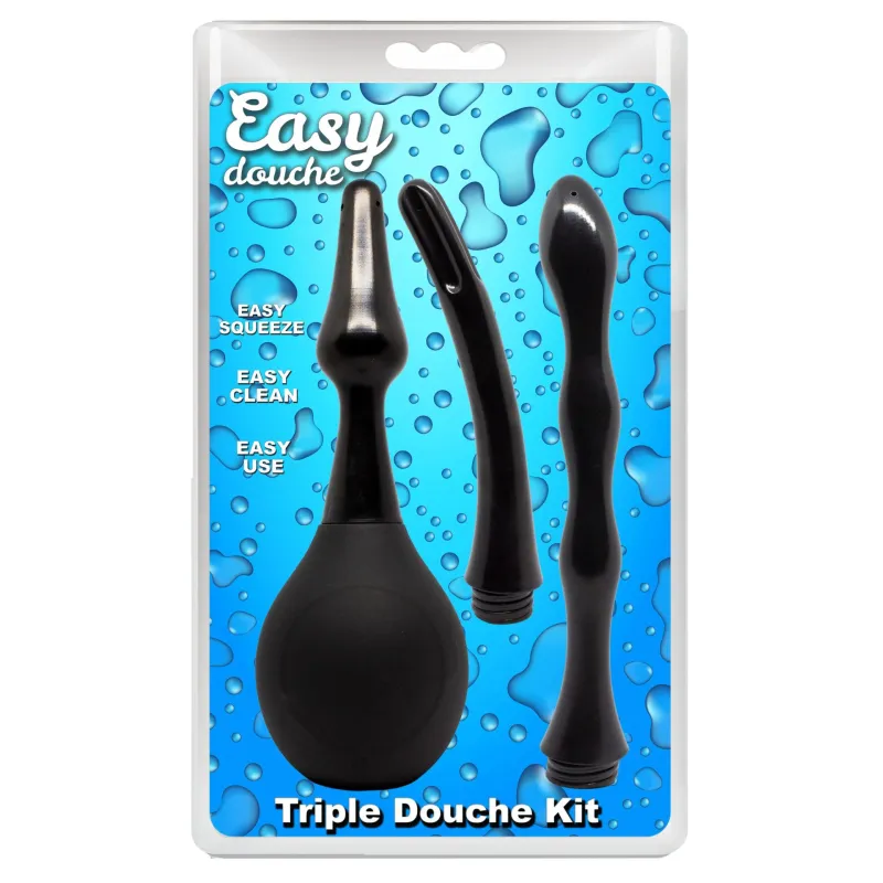 Easy Douche Triple Douche Kit (Black)