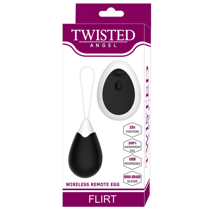 Twisted Angel Flirt Egg - Black (Black)