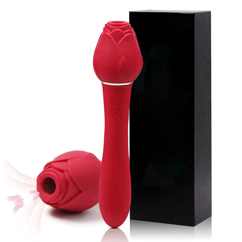 The Rose Suction with Vibrator - Dual Rechargeable Toy