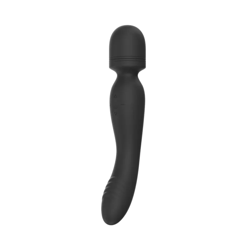 Monaco 2 in 1 wand/vibrator Black