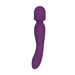 Monaco 2 in 1 wand/vibrator Purple