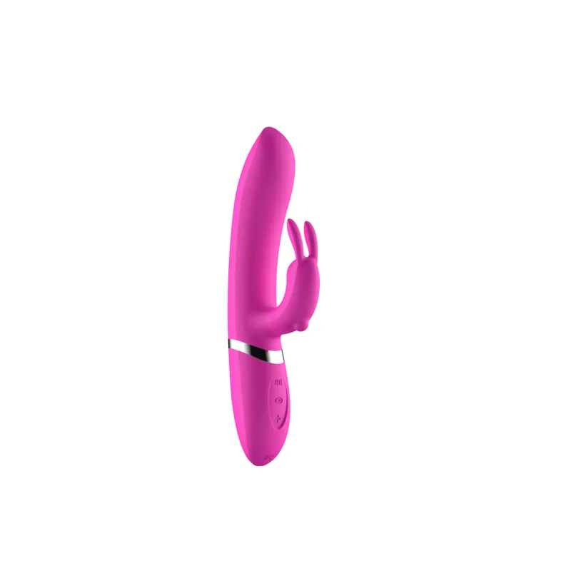 Ava Rabbit Vibrating Thrusting Rechargeable Pink