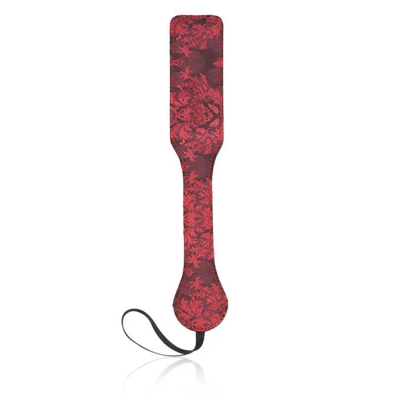 Black Diamond Bondage Co Lace Paddle (Black/Red)